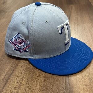 New Era Texas Rangers Fathers Day w/ Arlington Stadium Patch 7 3/8